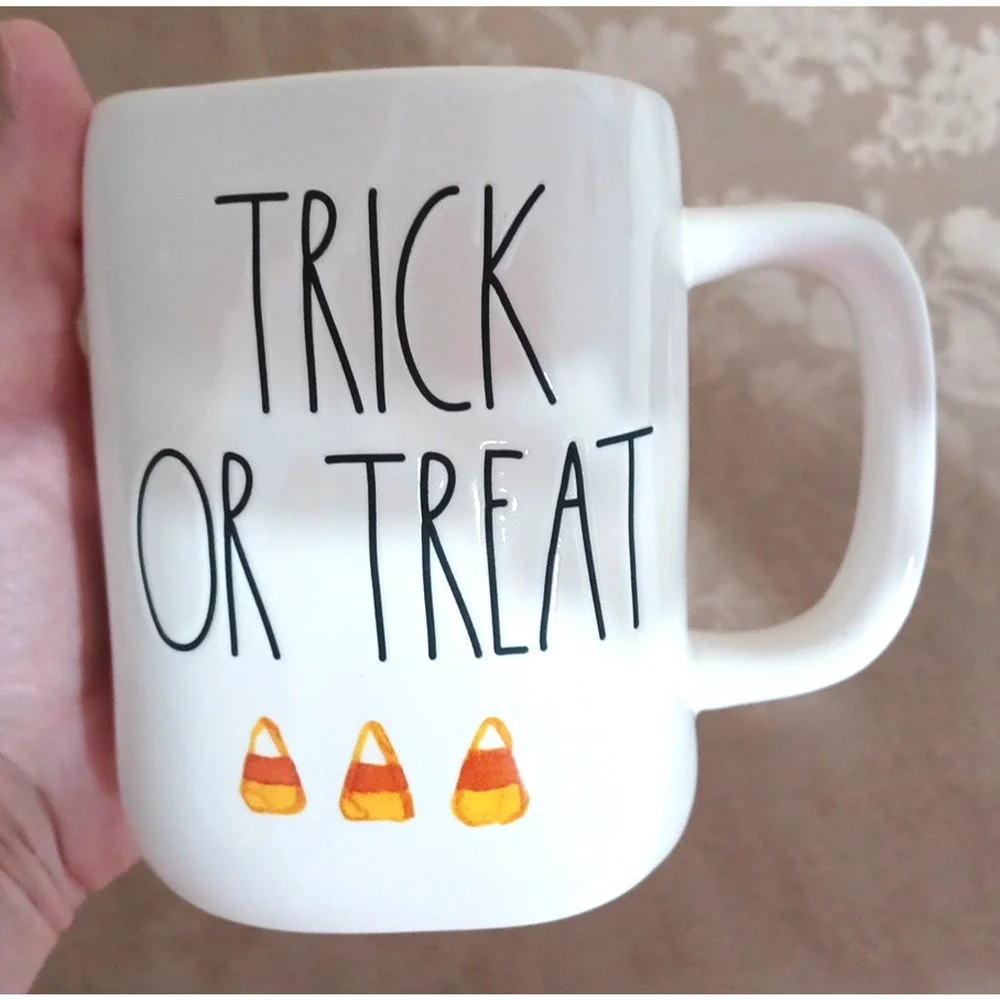 Rae Dunn Trick Or Treat Halloween Huge 18 oz Mug*READ
